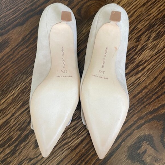 Manolo Blahnik Maysale Pump 50 - BRAND NEW - Size 39.5 EU (9US/8.5US) - Picture 8 of 15